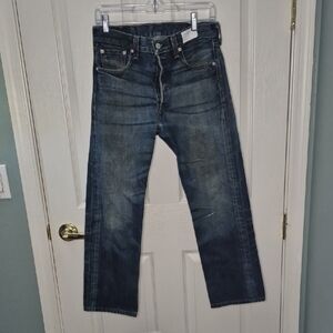 Levi's Button Fly 501s - Vintage Darker Wash - 30x30